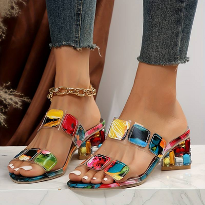 Sparkling comfort sandals for women – Marielle