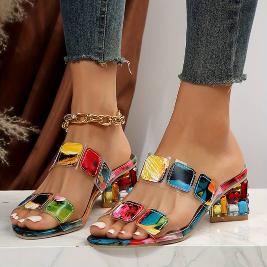 Sparkling comfort sandals for women – Marielle