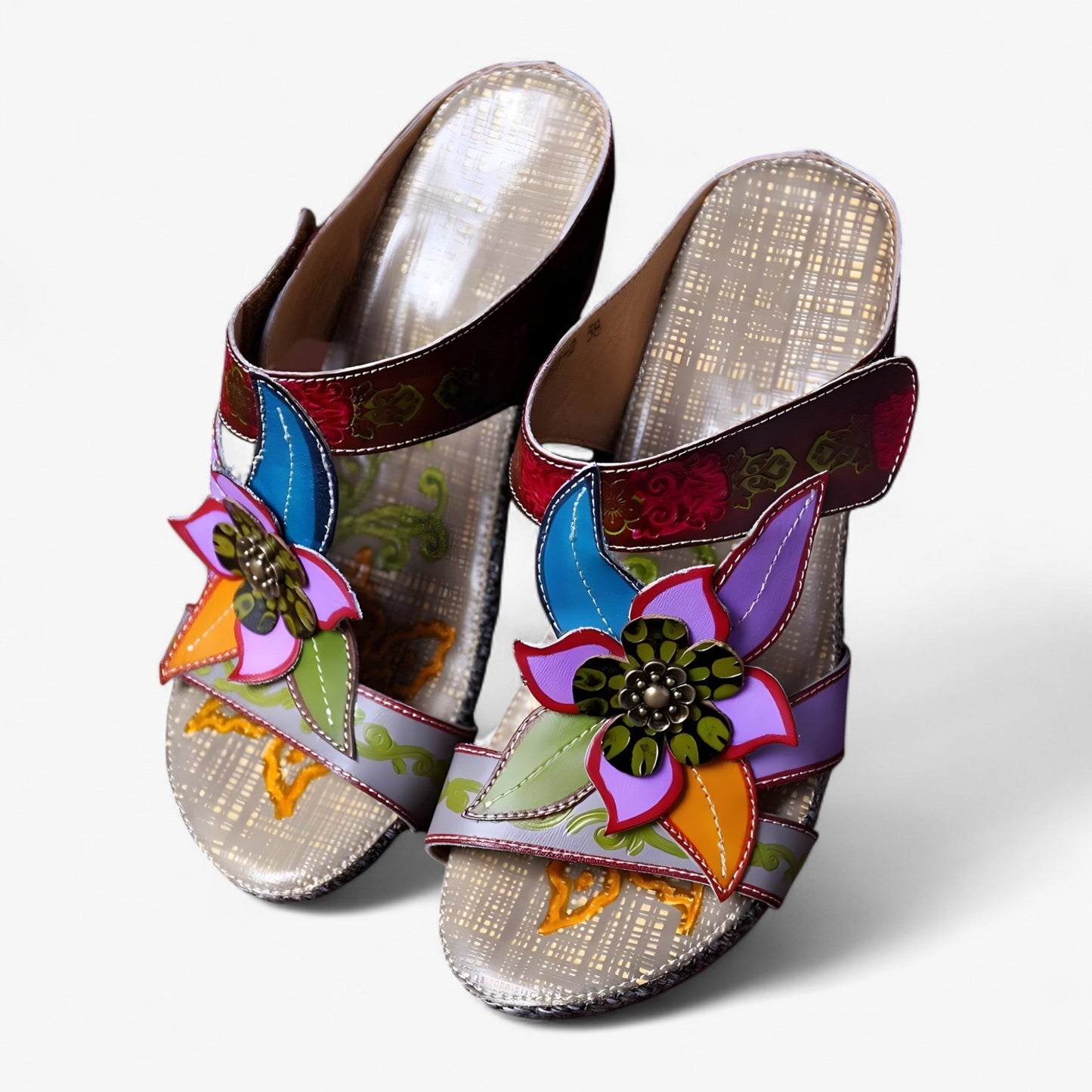 Boho sandals for women with braided straps – BohoStep Dolly