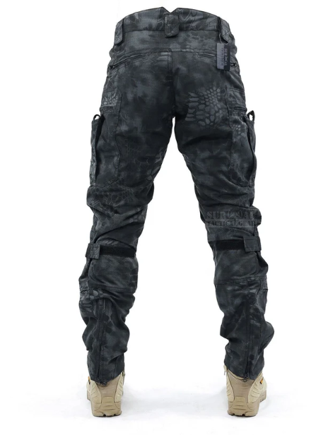 Functional Men's Cargo Trousers with Knee Protection – Bram