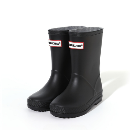 Children's solid-color waterproof wellies – Noah
