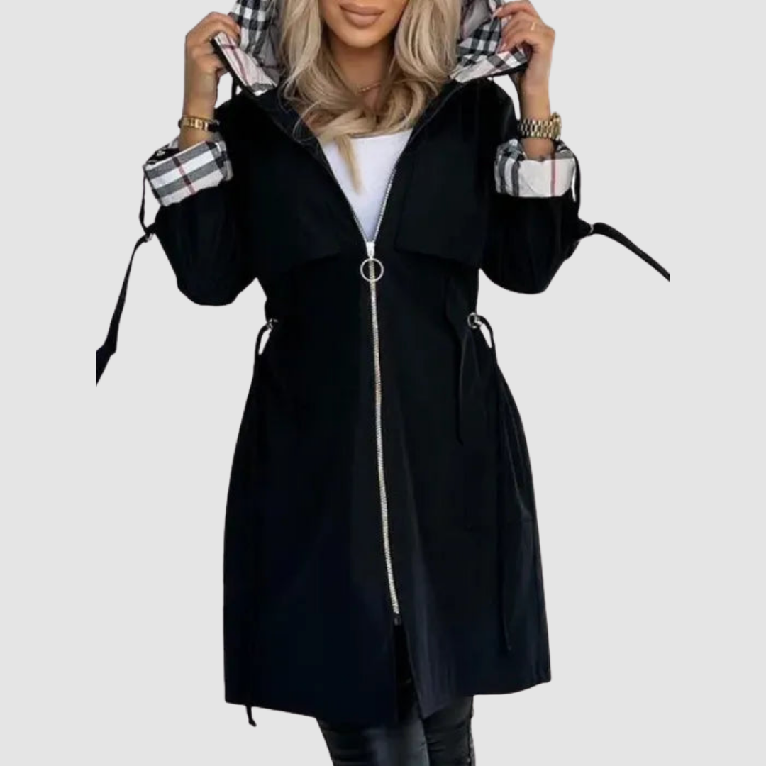 Waterproof Zip-Up Coat with Hood 3