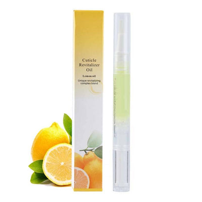 Lemon-scented pen with yellow box and cut lemons and leaves beside it 13