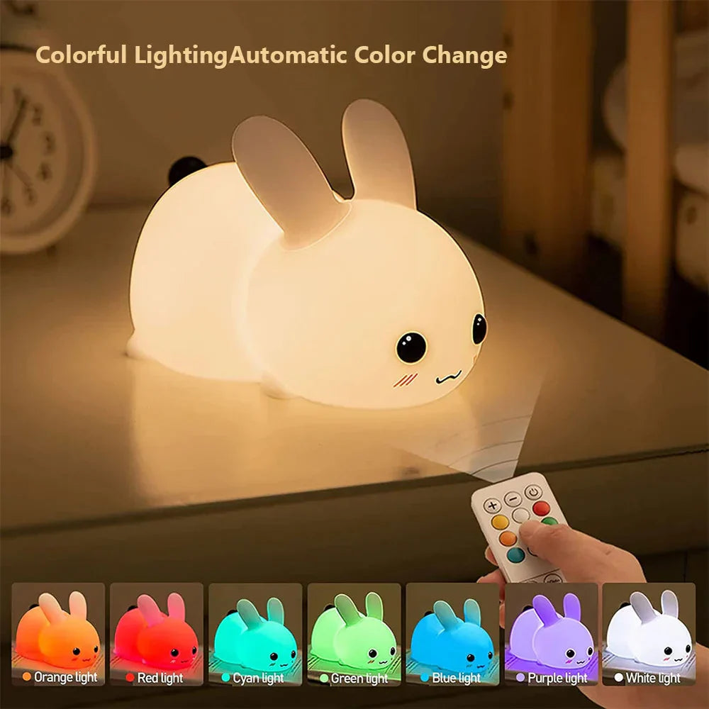Cute Bunny Night Light - BunnyGlow