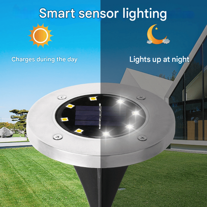 Solar Ground Spot Light for Outdoors – SunHalo