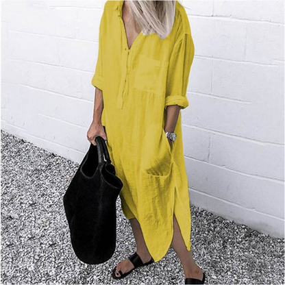 Smooth and Comfortable Long Summer Dress - Mila