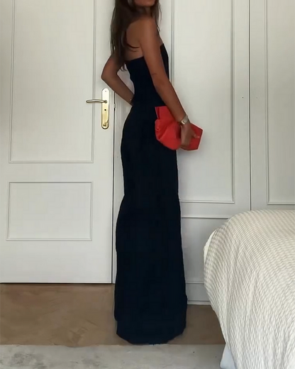 Strapless & Stylish Women's Jumpsuit for Every Occasion – Elina