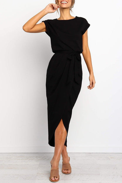 Casual Autumn Midi Dress – Isabella