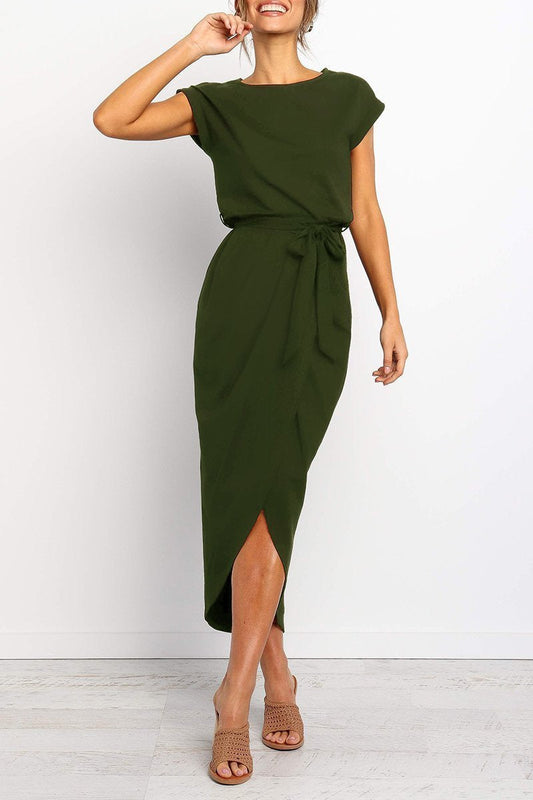 Casual Autumn Midi Dress – Isabella