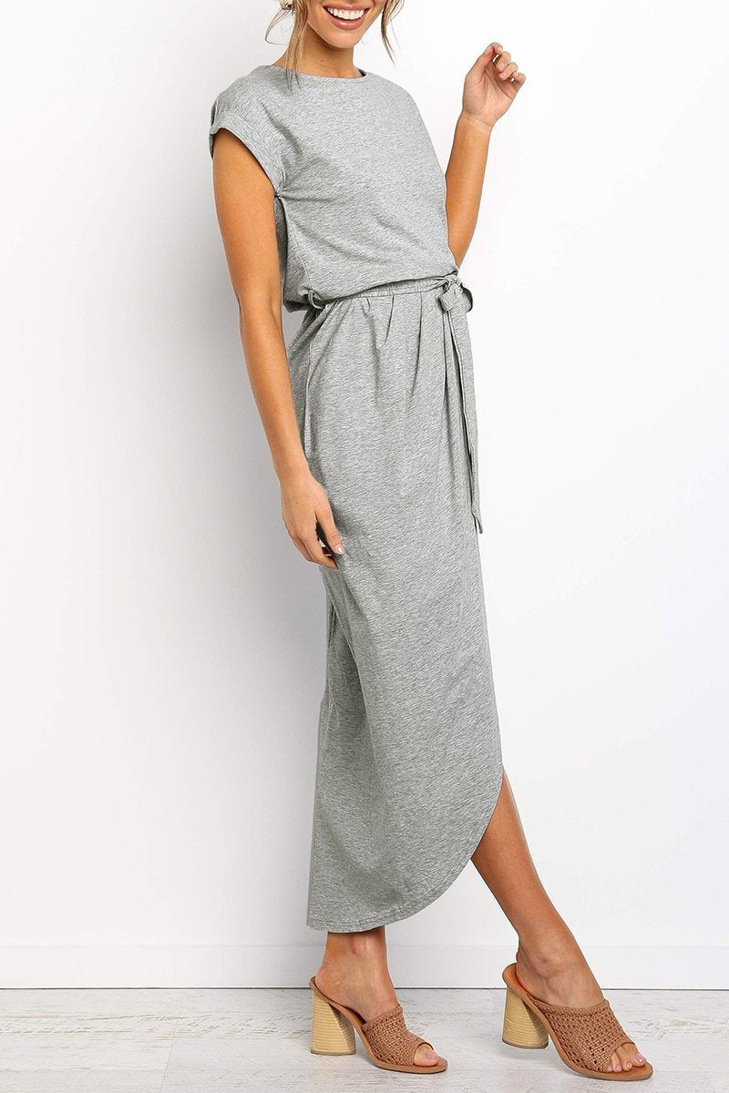 Casual Autumn Midi Dress – Isabella