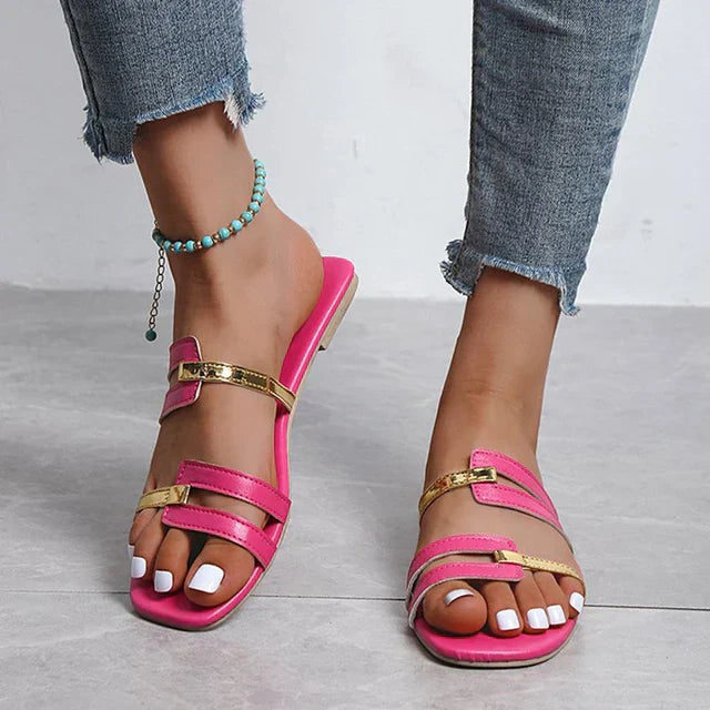 Women's flat, open-toe summer sandals – Avianne