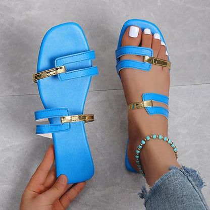 Women's flat, open-toe summer sandals – Avianne