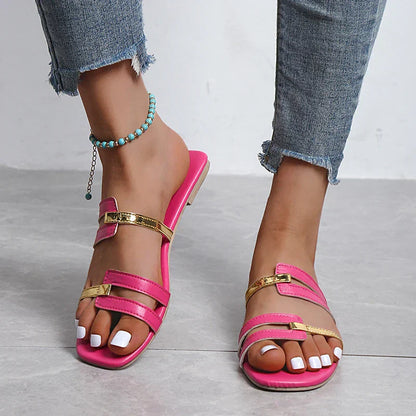 Women's flat, open-toe summer sandals – Avianne