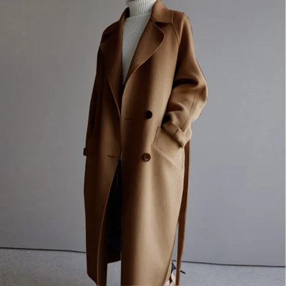 Long Wool Ladies Coat - Isolde