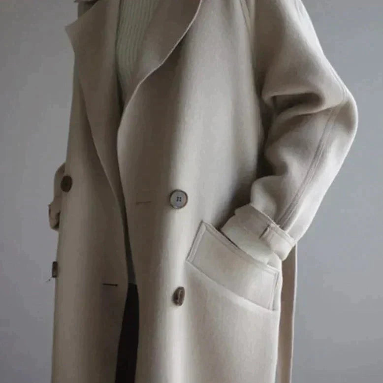 Long Wool Ladies Coat - Isolde