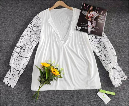 Trendy Ladies Long Sleeve in Solid Colour - AutumnGrace