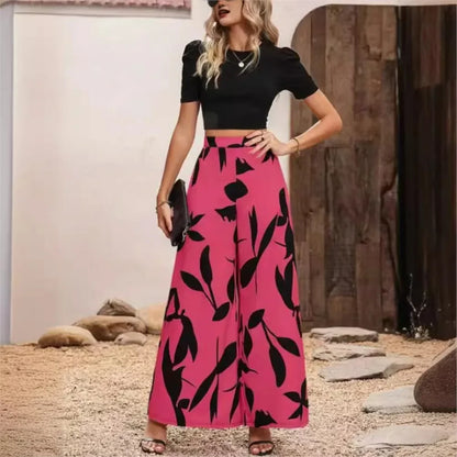 Trendy Trousers with Print - Sara