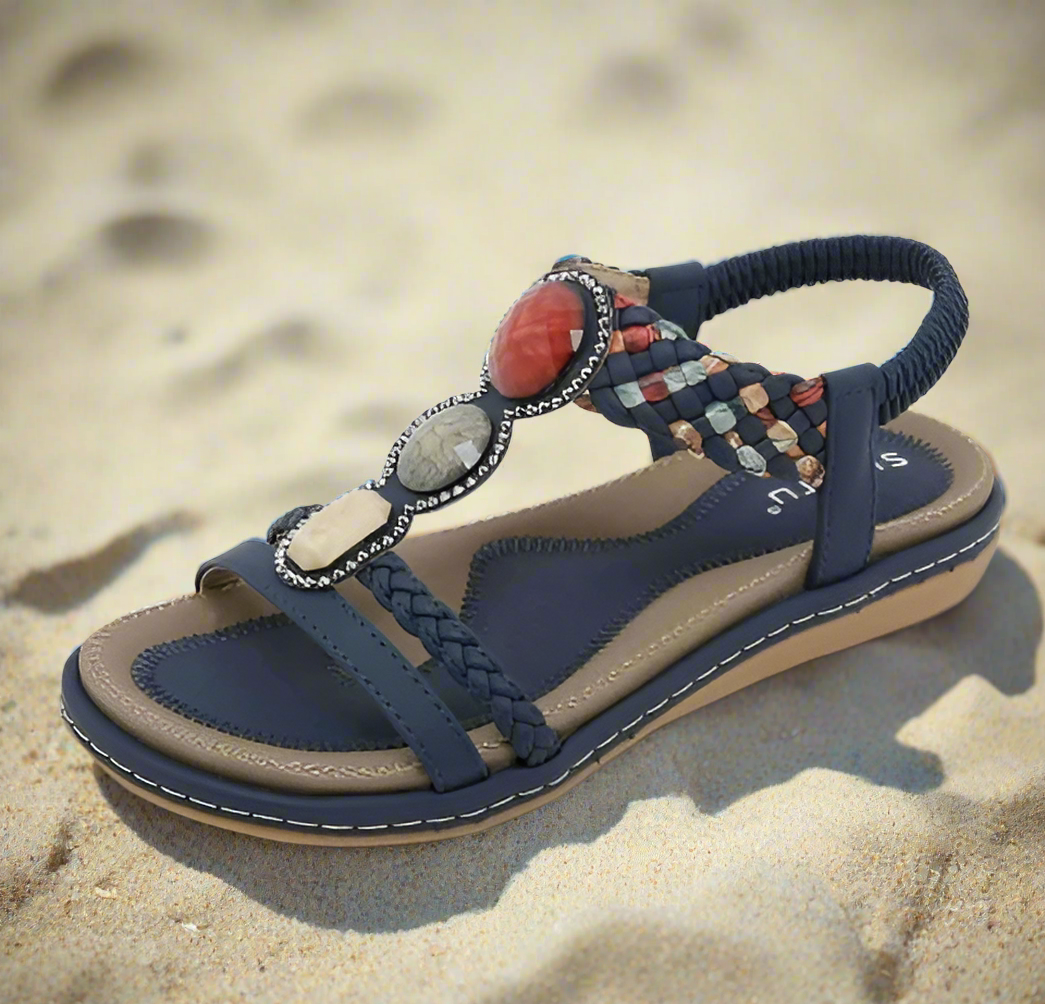 Stylish flat women's sandals – Claire