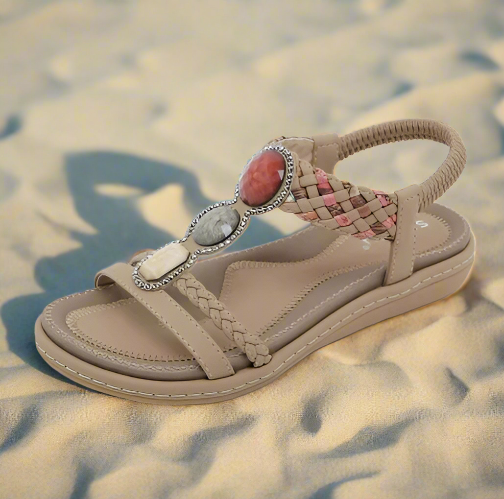Stylish flat women's sandals – Claire