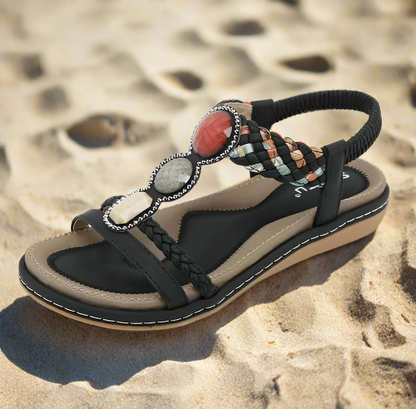 Stylish flat women's sandals – Claire