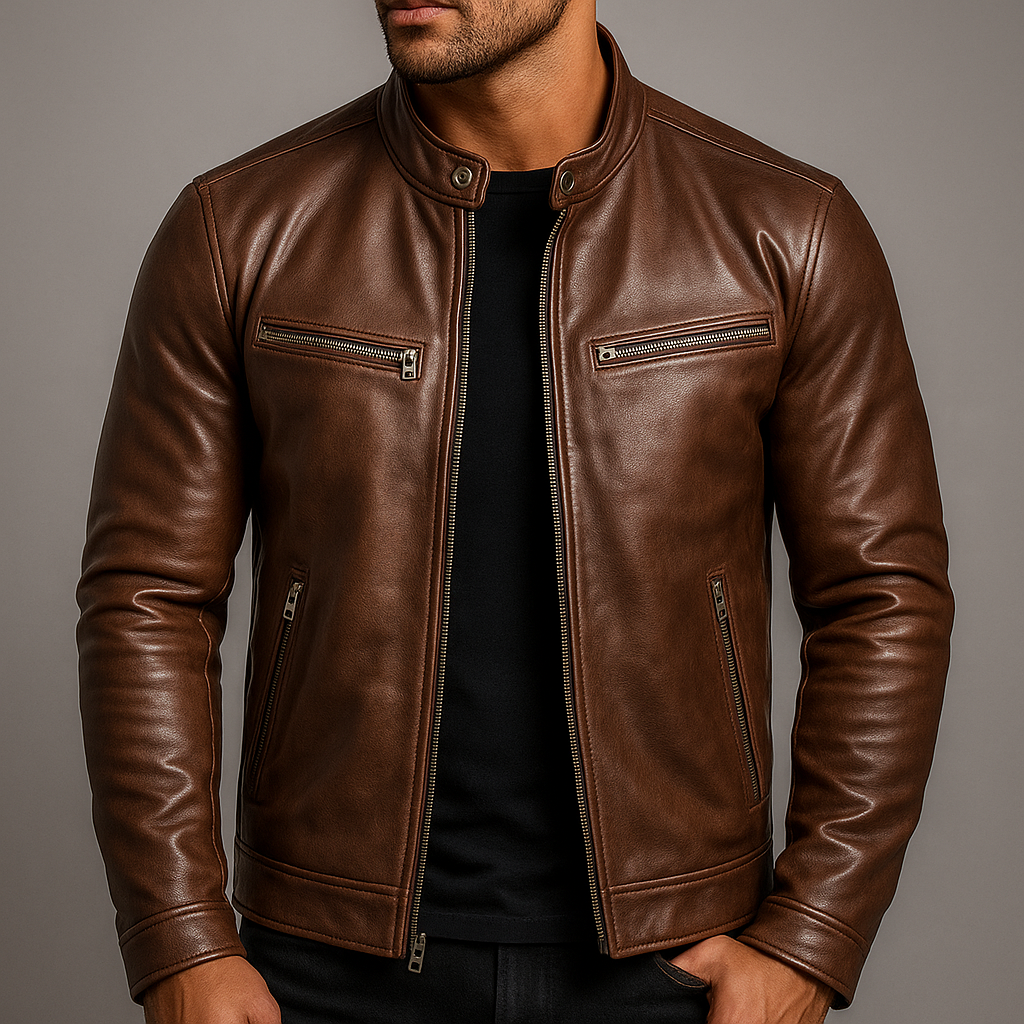 Vintage Leather Jacket for Men – Timeless Style, Premium Craftsmanship 3