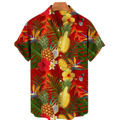Tropical Hawaiian short-sleeved shirt – Mateo
