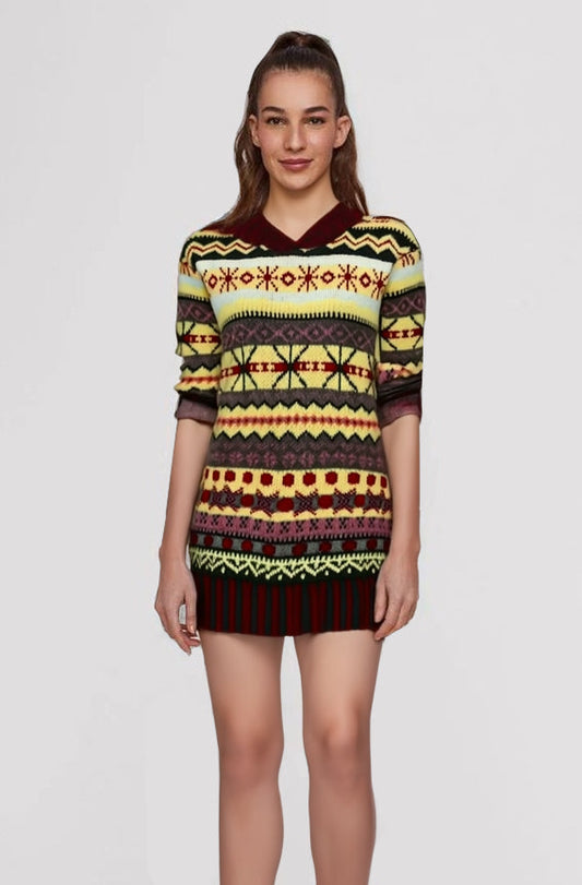 Ladies' Norwegian Jumper – Solveiga Autumn Magic