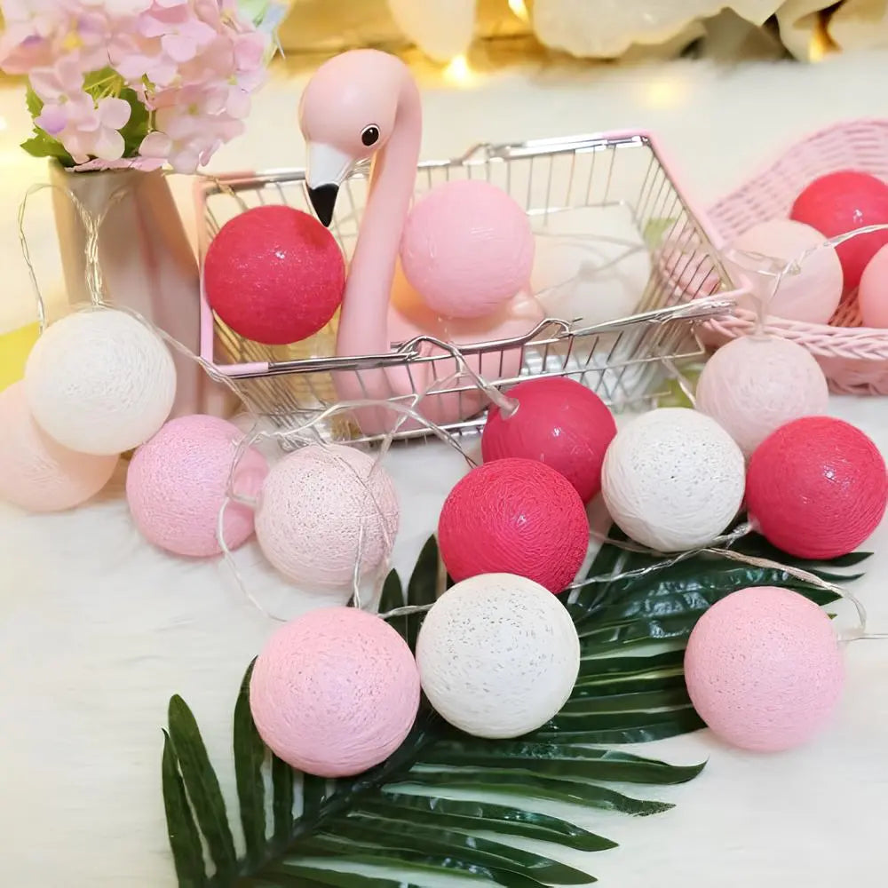 Atmospheric Ball String Lights - LumaBreeze