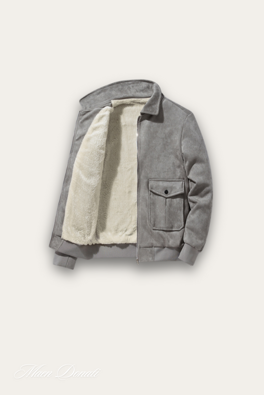Trendy Grey Men's Jacket – Matteo