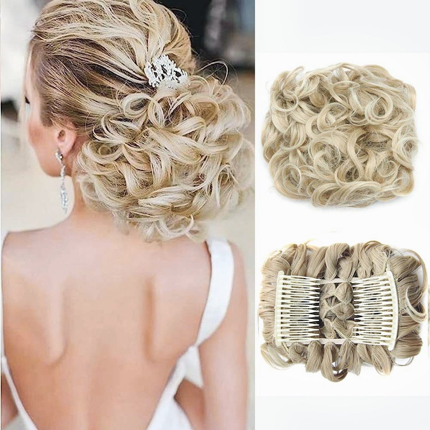Curly Knot Hair Extension – FluffyFix