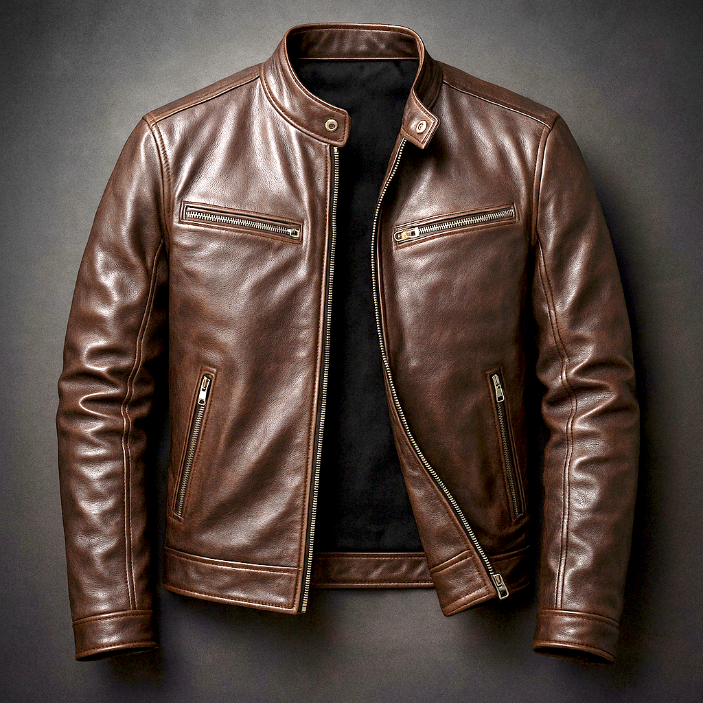 Vintage Leather Jacket for Men – Timeless Style, Premium Craftsmanship 4