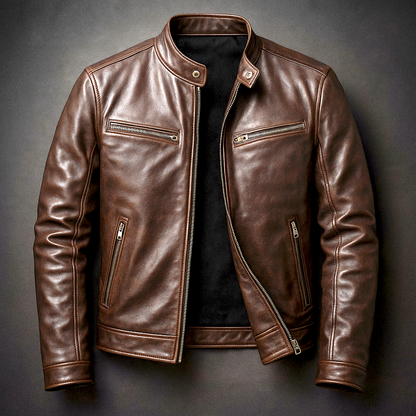 Vintage Leather Jacket for Men – Timeless Style, Premium Craftsmanship 4