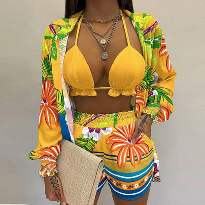 Stylish 3-piece summer outfit for the beach and pool - TropenGlow