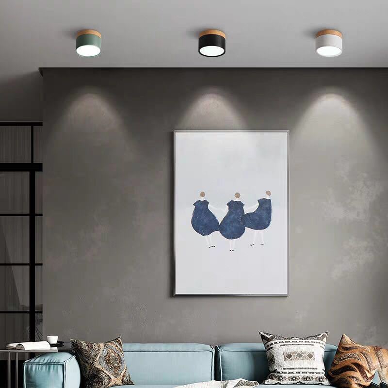 Morandi Style Modern LED Ceiling Light - LumiModo