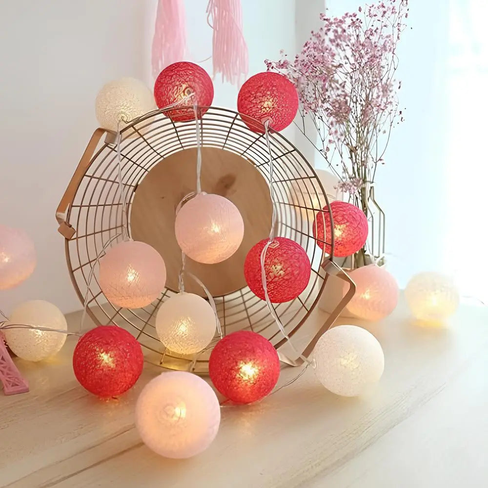 Atmospheric Ball String Lights - LumaBreeze