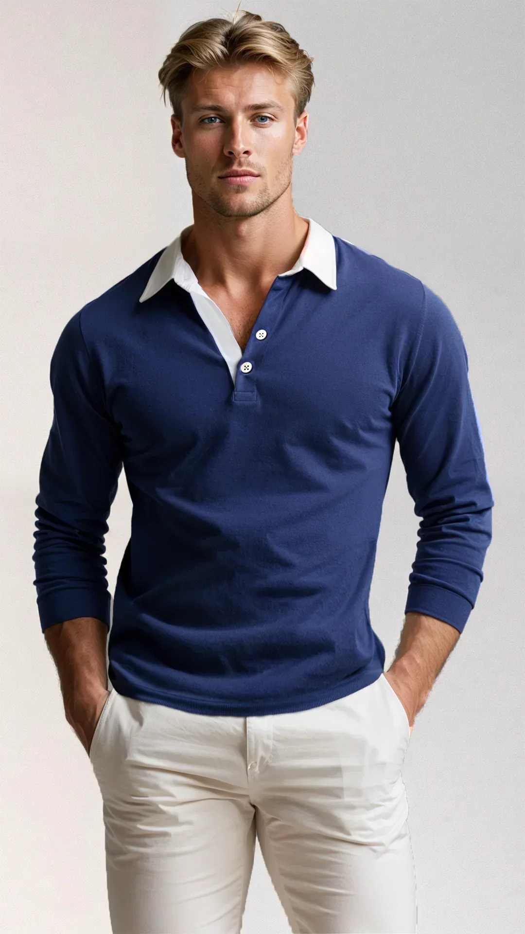 Men's Polo Jumper – Lorenzo Autumn Edition