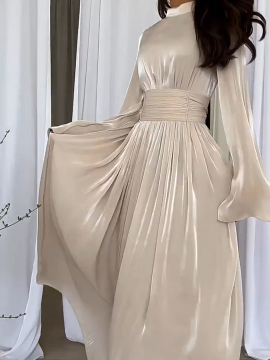 Imaginative maxi dress with flowing cut - Valentina