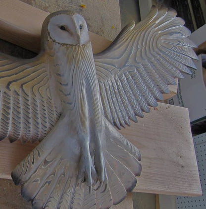 Wooden Wall Decoration – Owl “Majestic”
