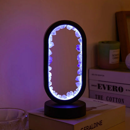 Handmade Amethyst Lamp - Serenith