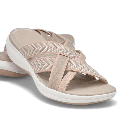 Breathable women's slip-ons with a shock-absorbing footbed – Lina