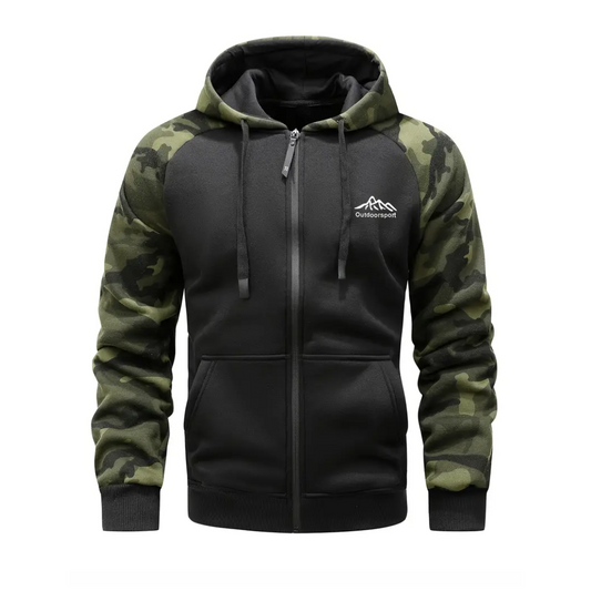 Warm and Comfortable Men's Camo Fleece Jacket - Ethan