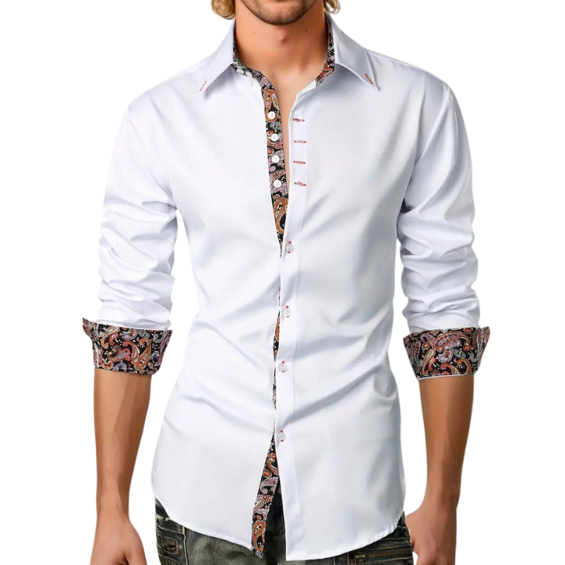 Elegant party shirt for men – Matteo