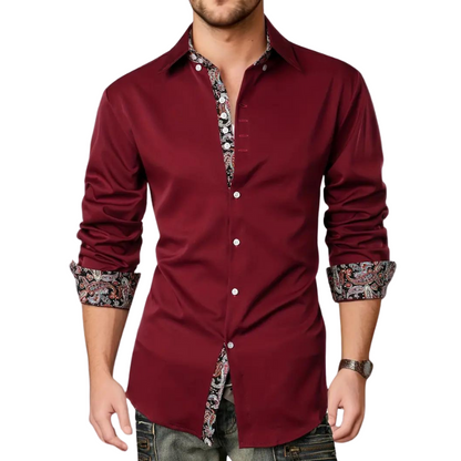 Elegant party shirt for men – Matteo