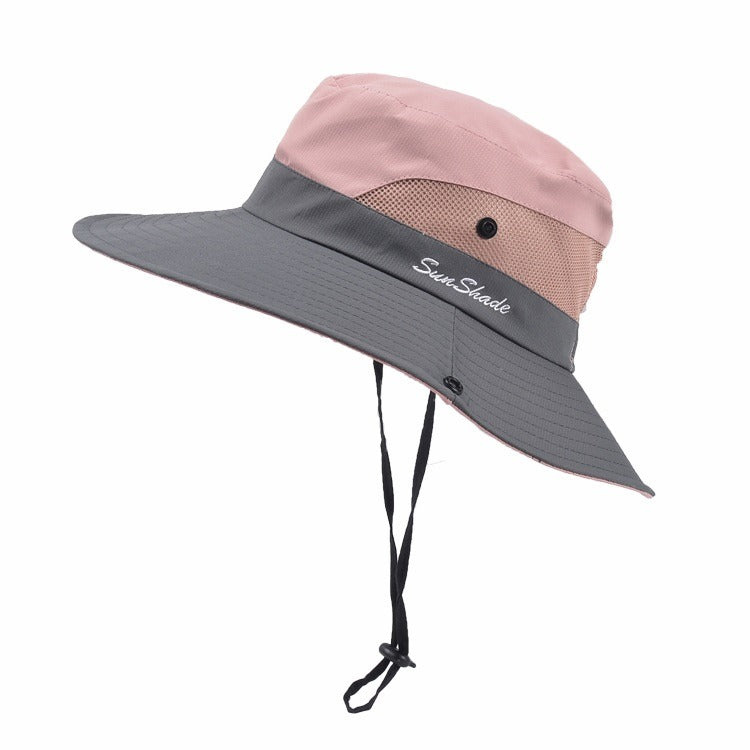 Stylish women's UV protection sun hat with a wide brim – Livia