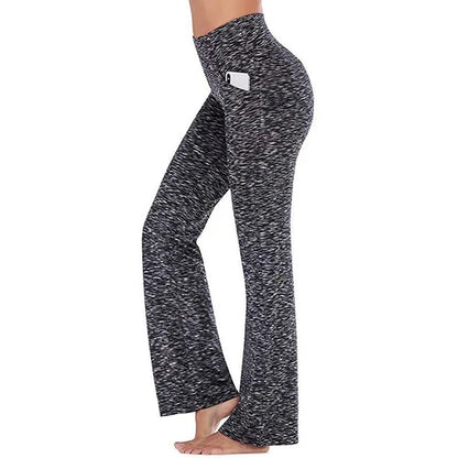 Ladies' yoga trousers with high waist – Selina
