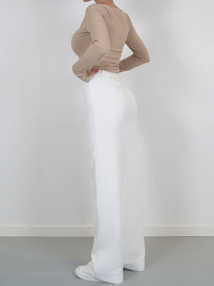 Stylish Wide Ladies Trousers – Aurelia