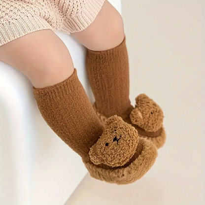 Children's House Slipper Socks with Bears – CozyBear