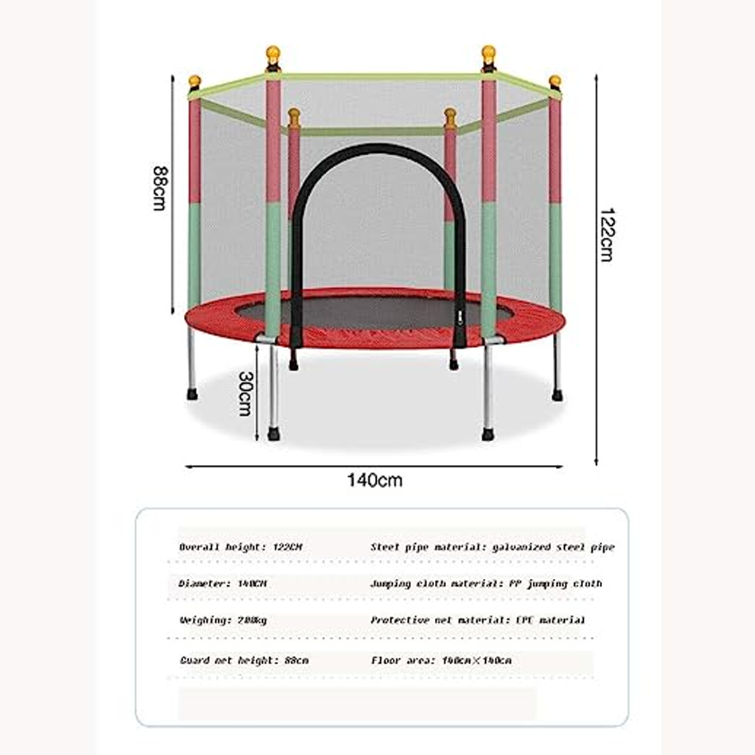 Children's trampoline with safety net – Jumpie KidsTramp