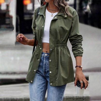 Vintage Women's High-Waisted Autumn Jacket – Delora