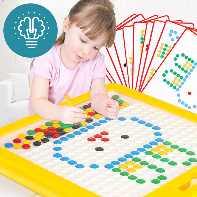 Magnetic Drawing Board with Beads - MagniDots
